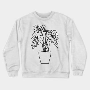 Philodendron Sangri La Lines Crewneck Sweatshirt